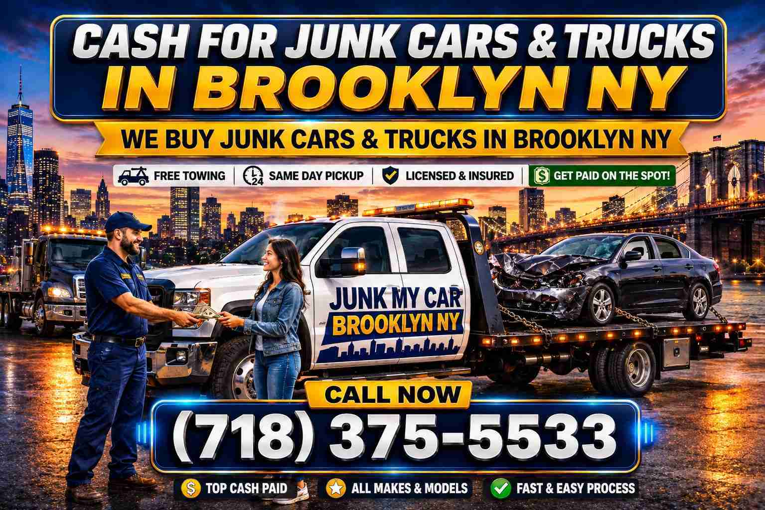 Junk My Car In Flatbush Brooklyn, NY